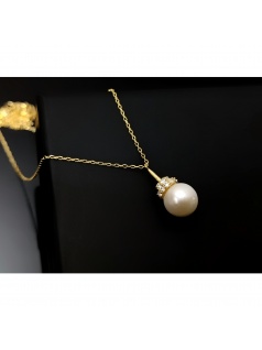 Dây Chuyền Water Drop Necklace with Zicon - 103JNS08 - Keely