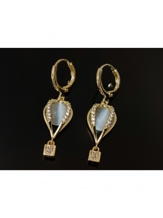 Bông Tai Free Soaring of Earrings with Cat’s eye stone - 302HEA01 - Keely