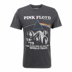 Áo Thun Pink Floyd World Tour Grey T-Shirt Size M by Re:Covered - Recovered Clothing